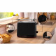 Toaster - BOSCH -  TAT3M123 MyMoment - Noir mat - 2 tranches - centrage automatique du pain - fonctions décongélation et réch…