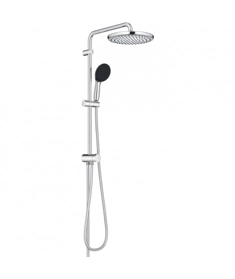 Colonne de douche avec inverseur manuel - Economie d'eau - GROHE Vitalio Start System 250 - Chromé - 26680001