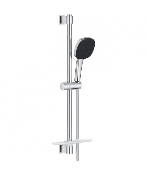 Ensemble de douche avec pommeau 2 jets, barre, flexible et tablette - GROHE Vitalio Comfort 110 26929001 - Economie d'eau - C…