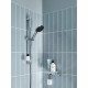 Ensemble de douche avec pommeau 2 jets, barre, flexible et tablette - GROHE Vitalio Comfort 110 26929001 - Economie d'eau - C…