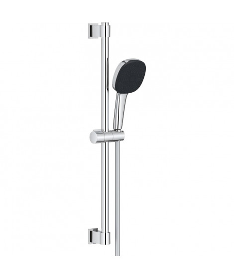 Ensemble de douche avec pommeau 3 jets, barre et flexible - GROHE Vitalio Comfort 110 26096001 - Sélection facile - Economie …