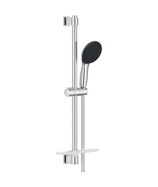 Ensemble de douche avec pommeau 2 jets, barre 60cm, flexible et tablette- GROHE Vitalio Start 110 26952001 - Economie d'eau -…