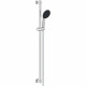 Ensemble de douche avec pommeau 2 jets, barre 90cm et flexible - GROHE Vitalio Start 110 26954001 - Economie d'eau - Chromé
