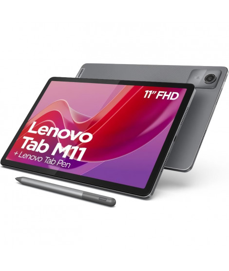 Lenovo - Tab M11 ZADA - 11 WUXGA 1920x1200 - 128Go eMMC - Noir