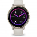 Montre GPS connectée - GARMIN - Venu 3S - 30,4mm (1,2) - Acier Gray, boîtier gris foncé et bracelet en silicone gris foncé