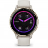 Montre GPS connectée - GARMIN - Venu 3S - 30,4mm (1,2) - Acier Gray, boîtier gris foncé et bracelet en silicone gris foncé