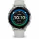 Montre GPS connectée - GARMIN - Venu 3S - 30,4mm (1,2) - Acier Soft Gold, boîtier rose et bracelet en silicone rose