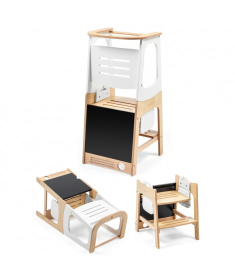 MAXI-COSI, Toucan, Tour d'apprentissage évolutive 3-en-1, bureau enfant et chaise, marchepied, 18 mois et +
