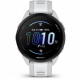 Montre GPS connectée - GARMIN - Forerunner 165 - 1,2 - Blanc avec bracelet Blanc et Gris clair