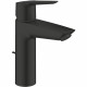 Mitigeur monocommande lavabo - GROHE Start - 235522432 -Noir mat -Taille M -Ouverture Eau Froide -Economie d'eau -Tirette et …