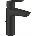 Mitigeur monocommande lavabo - GROHE Start - 235522432 -Noir mat -Taille M -Ouverture Eau Froide -Economie d'eau -Tirette et …