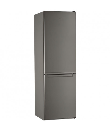 Réfrigérateur congélateur bas - WHIRLPOOL W5821EOX2 - 339 L (228L +97 L) - Froid statique - L59,5 cm x H 188,8 cm - Optic inox