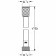 Flexible de douche - GROHE VitalioFlex 287422432 - 1,75m - Anti-pliures et torsion - Connexion universelle - Surface lisse -N…