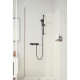 Mitigeur thermostatique douche - GROHE Precision Trend - 1022172432 - Noir mat - Montage mural apparent - Economie d'eau
