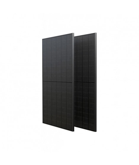 Lot de 2 panneaux solaires ECOFLOW OB03260 - 2x 400 W - Conçu pour l'extérieur - Indice d'étanchéité IP68 - Cadre en aluminium