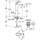 Mitigeur monocommande vasque a poser - GROHE Swift - 24331001 - Chromé - Taille XL rehaussée - Economie d'eau - Vidage clic clac