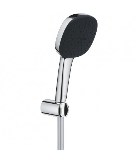 Ensemble de douche avec pommeau 2 jets, support et flexible - GROHE Vitalio Comfort 110 26399001 - Sélection facile - Economi…
