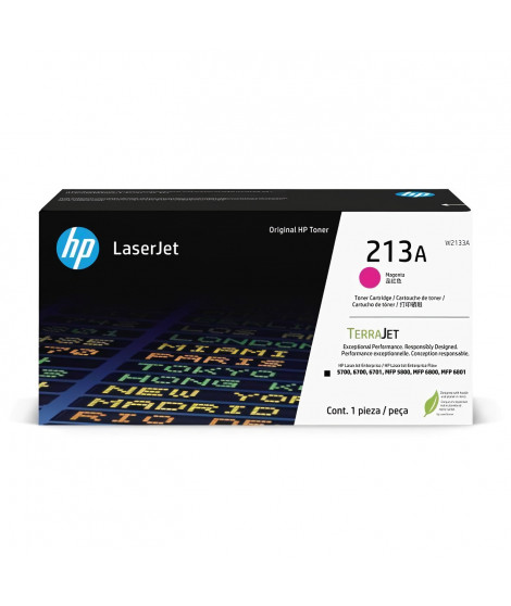 Cartouche de Toner HP 213A Magenta Authentique (W2133A) pour HP LaserJet Enterprise 5700 / 6700 / MFP 5800 / 6800 /6801