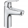 Mitigeur monocommande lavabo - GROHE Swift - 24329001 - Chromé - Taille M - Ouverture Eau Froide - Economie d'eau - Vidage cl…