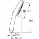 Pommeau de douche - GROHE Vitalio Comfort 110 26092001 - 3 jets (Pluie/Stimulant/Massage) - Sélection facile -Economie d'eau …