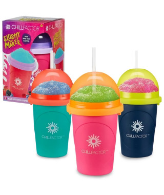Mug a granité Chillfactor - Bandai - Couleur aléatoire Bleu, Rose ou Vert - fourni avec paille