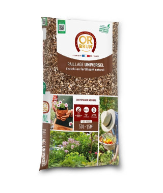 Paillage universel - OR BRUN - OBRPFUNI50N - 50 L