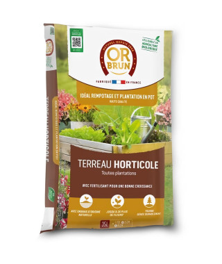 Terreau horticole - OR BRUN - OBRTHOR35N - 35 L