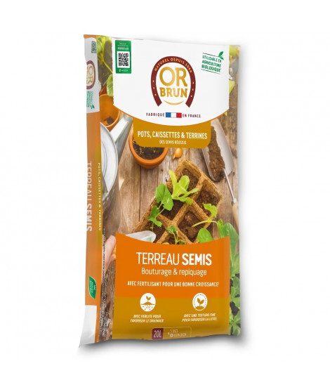 Terreau semis - OR BRUN - OBRTSEM20N - 20 L