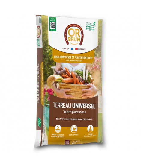 Terreau universel - OR BRUN - OBRTUNI20N - 20 L