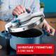 SEB P4705100 Autocuiseur Cocotte-minute CLIPSOMINUT' DUO - 5L - Tous feux dont induction - Fabrication française - Bleu Boréal