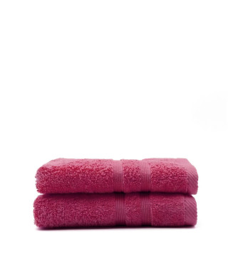 TODAY Lot de 2 Serviettes de toilette Jus de myrtille - 100% Coton - 50 x 100 cm TODAY
