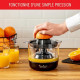 MOULINEX Presse-agrumes automatique, Rotation dans les deux sens, Capacité 0.45 L, Ultra Compact, PC120870