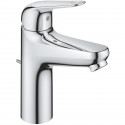 Mitigeur monocommande lavabo - GROHE Swift - 24328001 - Chromé - Taille M - Ouverture Eau Froide - Economie d'eau -Tirette et…