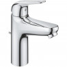 Mitigeur monocommande lavabo - GROHE Swift - 24328001 - Chromé - Taille M - Ouverture Eau Froide - Economie d'eau -Tirette et…