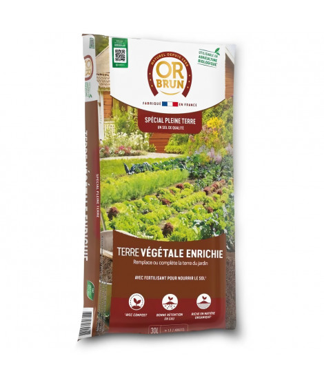 Terre végétale - OR BRUN - OBRTVEG30N - 30 L