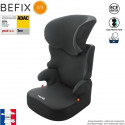 Rehausseur enfant - NANIA - BEFIX - Groupe 2/3 (15 - 36 kg) - 4 étoiles ADAC - Fabrication française - Noir