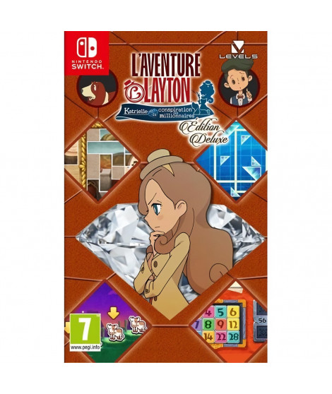 L'Aventure Layton: Katrielle et la Conspiration des Millionnaires - Édition Deluxe  Jeu Nintendo Switch
