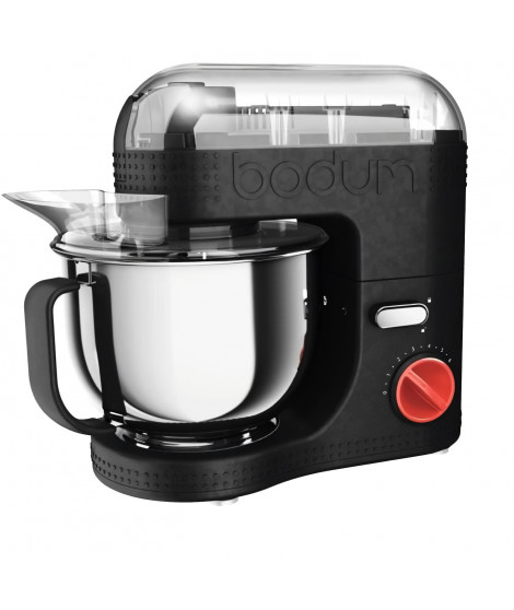 BODUM 11381-01EURO-3 Bistro Robot de cuisine électrique - Bol inox 4,7 l - 700 W - Noir
