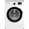 Lave-linge hublot BEKO WTE10422XBW - 10 kg - Induction - L60cm - 1400 trs/min - Blanc
