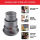 TEFAL INGENIO Hard Stone Lot 5 pieces, Poeles 22/26 cm, Casseroles 16/20 cm, Poignée amovible, Non induction, Antiadhésif L44…