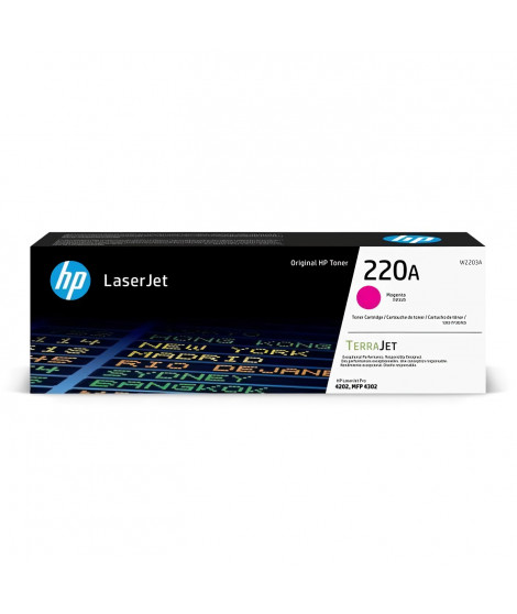 Cartouche de Toner HP 220A Magenta Authentique (W2203A) pour HP LaserJet Pro 4202 / 4302