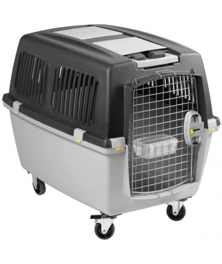 Box de transport - KERBL - Gulliver Mega - 70 x 50 x 51 cm - Gris