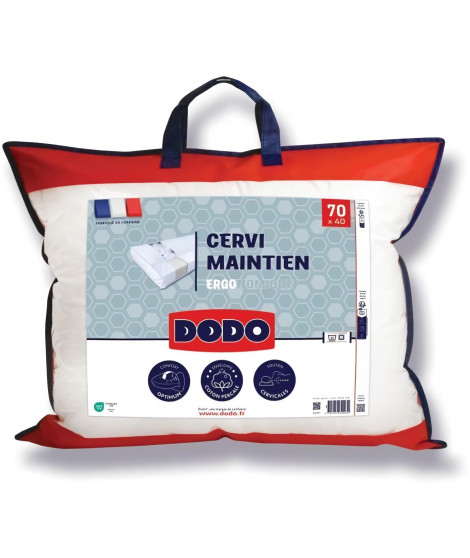 Oreiller ferme - DODO - Maintien cervical - 40 x 70 cm - Blanc