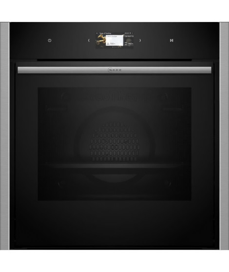 Four multifonction intégrable - Pyrolyse - NEFF - N90 - B64CS71N0 - Noir - Porte froide 4 vitres - 71 l - 59,5 x 59,6 x 54,8 cm