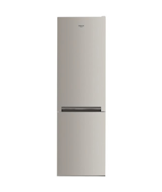 Réfrigérateur congélateur bas - HOTPOINT H8A2ES - 337 L (226L +111 L) - Froid brassé - Classe E - L69 cm x H 193,5 cm - silver