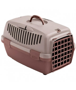 Box de transport - KERBL - Gulliver 1 - 48 x 32 x 31 cm - Pink / Marron