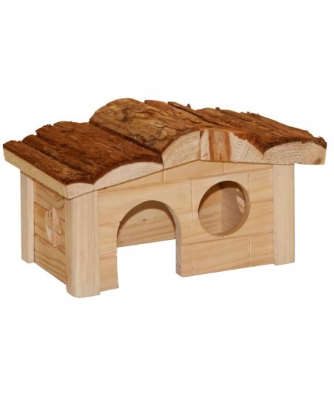 Maison pour petit rongeur - KERBL - Nature - 20 x 14 x 12 cm