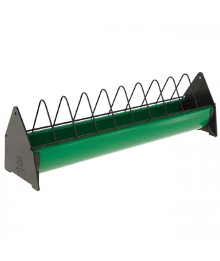 Mangeoire jeunes poules - KERBL - Vert / Noir, 50 x 10 cm