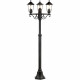 CARLEEN Lampadaire extérieur 3L, noir, E27 max 60W, ampoule non incluse