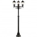 CARLEEN Lampadaire extérieur 3L, noir, E27 max 60W, ampoule non incluse